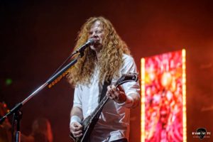 Heavy metal band Megadeth at Bon Secours Wellness Arena in Greenville South Carolina for Metal Tour of The Year
