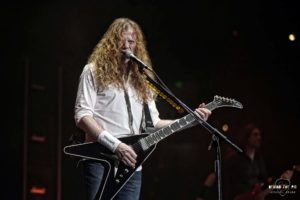 Heavy metal band Megadeth at Bon Secours Wellness Arena in Greenville South Carolina for Metal Tour of The Year