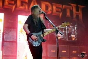 Heavy metal band Megadeth at Bon Secours Wellness Arena in Greenville South Carolina for Metal Tour of The Year