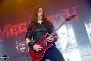 Heavy metal band Megadeth at Bon Secours Wellness Arena in Greenville South Carolina for Metal Tour of The Year