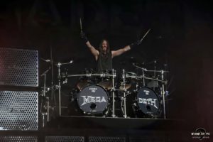 Heavy metal band Megadeth at Bon Secours Wellness Arena in Greenville South Carolina for Metal Tour of The Year