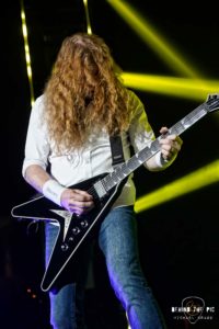 Heavy metal band Megadeth at Bon Secours Wellness Arena in Greenville South Carolina for Metal Tour of The Year