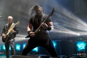 Heavy metal band Trivium at Bon Secours Wellness Arena in Greenville South Carolina for Metal Tour of The Year