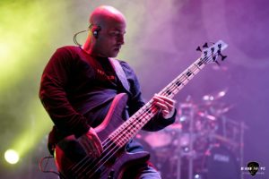 Heavy metal band Trivium at Bon Secours Wellness Arena in Greenville South Carolina for Metal Tour of The Year