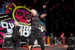 Powerman 5000 at PNC Pavilion in Charlotte North Carolina for Freaks on Parade tour