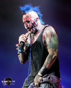 Mudvayne at PNC Pavilion in Charlotte North Carolina for Freaks on Parade tour
