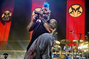 Mudvayne at PNC Pavilion in Charlotte North Carolina for Freaks on Parade tour