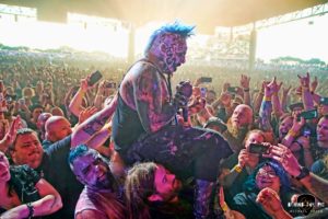 Mudvayne at PNC Pavilion in Charlotte North Carolina for Freaks on Parade tour