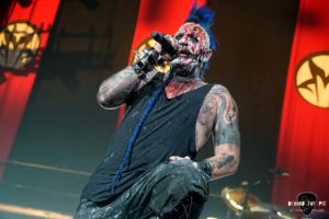 Mudvayne at PNC Pavilion in Charlotte North Carolina for Freaks on Parade tour