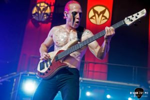 Mudvayne at PNC Pavilion in Charlotte North Carolina for Freaks on Parade tour