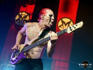 Mudvayne at PNC Pavilion in Charlotte North Carolina for Freaks on Parade tour