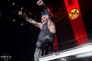 Mudvayne at PNC Pavilion in Charlotte North Carolina for Freaks on Parade tour