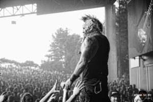 Mudvayne at PNC Pavilion in Charlotte North Carolina for Freaks on Parade tour