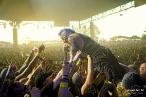 Mudvayne at PNC Pavilion in Charlotte North Carolina for Freaks on Parade tour
