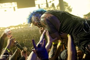 Mudvayne at PNC Pavilion in Charlotte North Carolina for Freaks on Parade tour