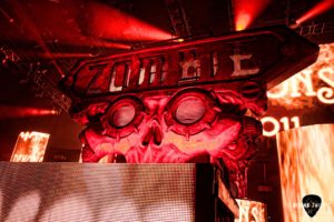 Rob Zombie at PNC Pavilion in Charlotte North Carolina for Freaks on Parade tour