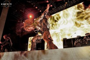 Rob Zombie at PNC Pavilion in Charlotte North Carolina for Freaks on Parade tour