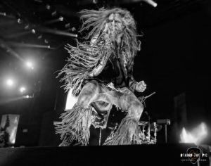 Rob Zombie at PNC Pavilion in Charlotte North Carolina for Freaks on Parade tour