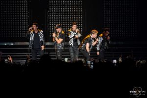 NKOTB performs at Bon Secours Wellness Arena in Greenville, SC as part of the Mixtape Tour 2022