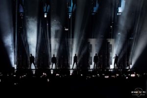 NKOTB performs at Bon Secours Wellness Arena in Greenville, SC as part of the Mixtape Tour 2022