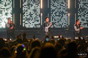 NKOTB performs at Bon Secours Wellness Arena in Greenville, SC as part of the Mixtape Tour 2022