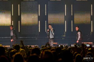 NKOTB performs at Bon Secours Wellness Arena in Greenville, SC as part of the Mixtape Tour 2022