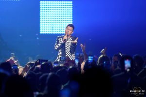 NKOTB performs at Bon Secours Wellness Arena in Greenville, SC as part of the Mixtape Tour 2022