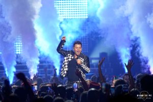 NKOTB performs at Bon Secours Wellness Arena in Greenville, SC as part of the Mixtape Tour 2022