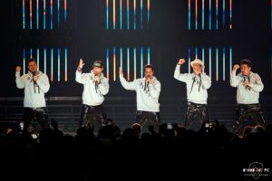 NKOTB performs at Bon Secours Wellness Arena in Greenville, SC as part of the Mixtape Tour 2022