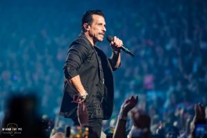NKOTB performs at Bon Secours Wellness Arena in Greenville, SC as part of the Mixtape Tour 2022
