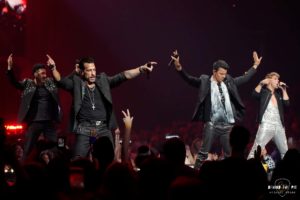 NKOTB performs at Bon Secours Wellness Arena in Greenville, SC as part of the Mixtape Tour 2022
