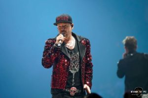 NKOTB performs at Bon Secours Wellness Arena in Greenville, SC as part of the Mixtape Tour 2022