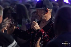 NKOTB performs at Bon Secours Wellness Arena in Greenville, SC as part of the Mixtape Tour 2022