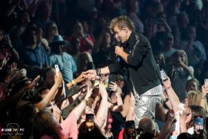 NKOTB performs at Bon Secours Wellness Arena in Greenville, SC as part of the Mixtape Tour 2022