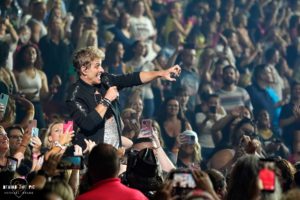 NKOTB performs at Bon Secours Wellness Arena in Greenville, SC as part of the Mixtape Tour 2022