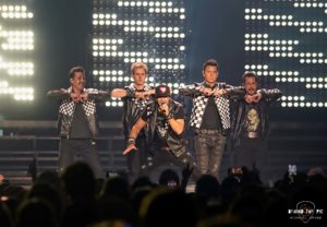 NKOTB performs at Bon Secours Wellness Arena in Greenville, SC as part of the Mixtape Tour 2022