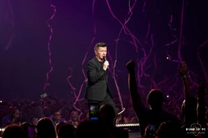 Rick Astley performs at Bon Secours Wellness Arena in Greenville, SC as part of the Mixtape Tour 2022