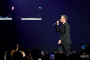 Rick Astley performs at Bon Secours Wellness Arena in Greenville, SC as part of the Mixtape Tour 2022