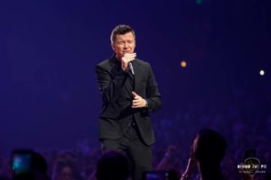 Rick Astley performs at Bon Secours Wellness Arena in Greenville, SC as part of the Mixtape Tour 2022