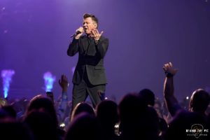 Rick Astley performs at Bon Secours Wellness Arena in Greenville, SC as part of the Mixtape Tour 2022