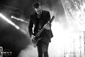 Breaking Benjamin in Charlotte NC for the American Tour 2022 at PNC Music Pavilion