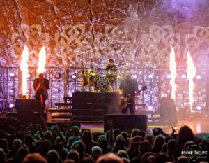Breaking Benjamin in Charlotte NC for the American Tour 2022 at PNC Music Pavilion