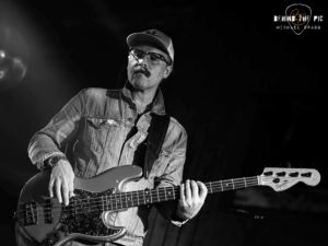 Eric Johanson of New Orleans performs at the Salvage Station in Asheville, NC