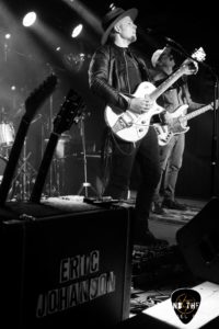 Eric Johanson of New Orleans performs at the Salvage Station in Asheville, NC