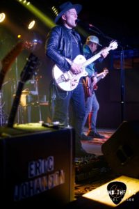 Eric Johanson of New Orleans performs at the Salvage Station in Asheville, NC