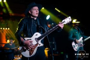 Eric Johanson of New Orleans performs at the Salvage Station in Asheville, NC