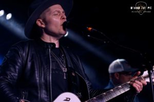 Eric Johanson of New Orleans performs at the Salvage Station in Asheville, NC