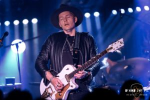 Eric Johanson of New Orleans performs at the Salvage Station in Asheville, NC