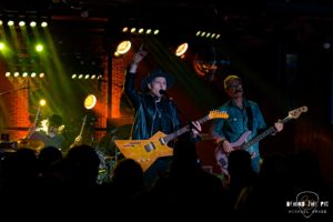 Eric Johanson of New Orleans performs at the Salvage Station in Asheville, NC