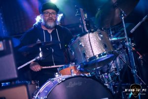Eric Johanson of New Orleans performs at the Salvage Station in Asheville, NC